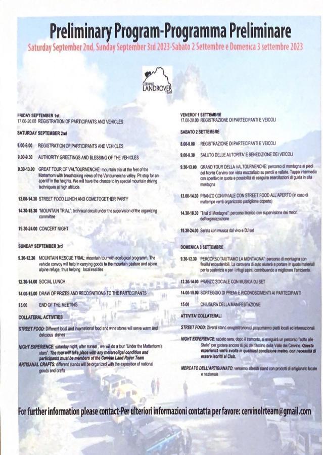 Giomein , Appartamento Ski In Ski Out ,Cir 0281 Breuil-Cervinia Exteriör bild